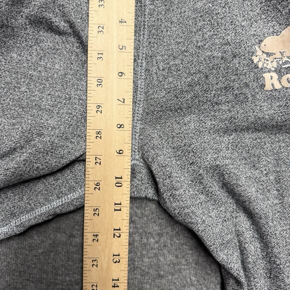 Roots Joggers Sweatpants Mens Medium Gray Speckled Elastic Waist Pockets - Picture 5 of 7